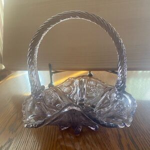 Fenton Amethyst Basket $15